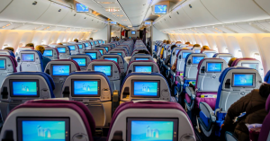 inside plane